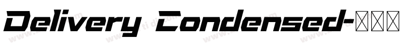 Delivery Condensed字体转换